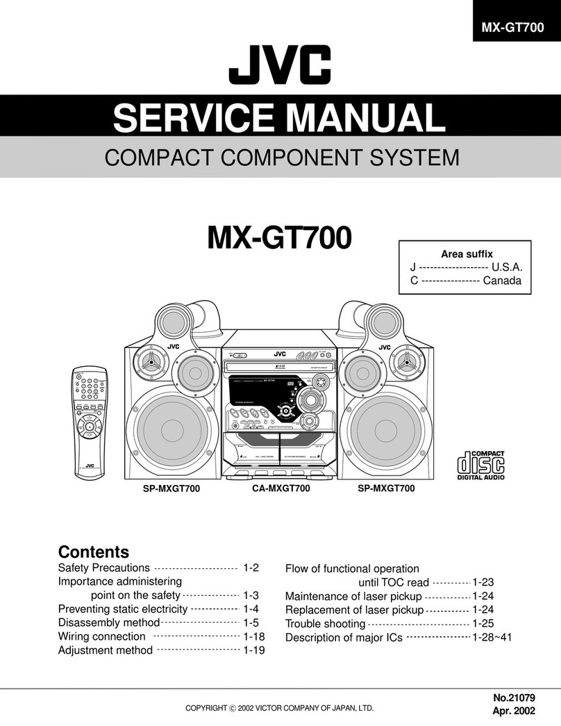 JVC MX-GT700 Manual de usuario