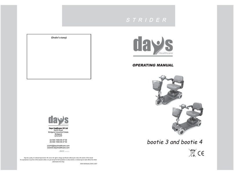 Days Strider bootie 3 Manual de usuario