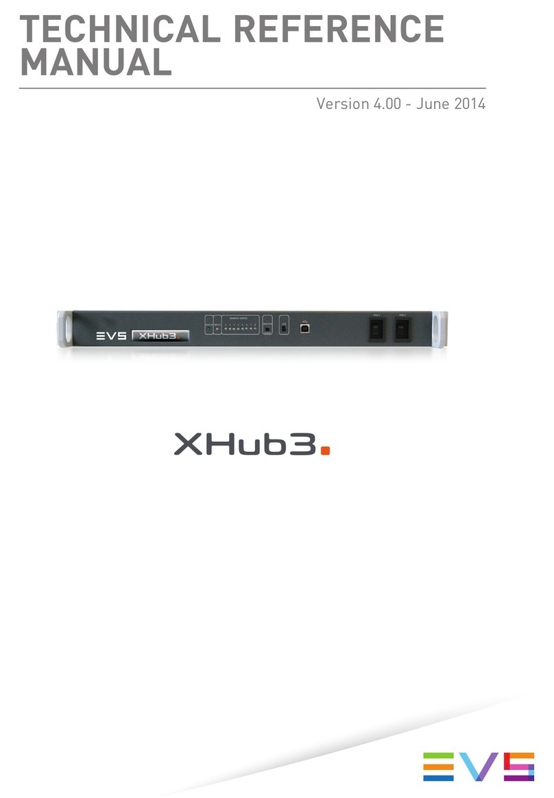EVS XHub3 Manual del producto
