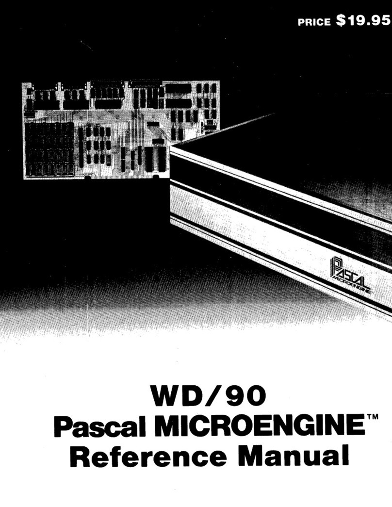 Microengine WD/90 Pascal Manual de usuario