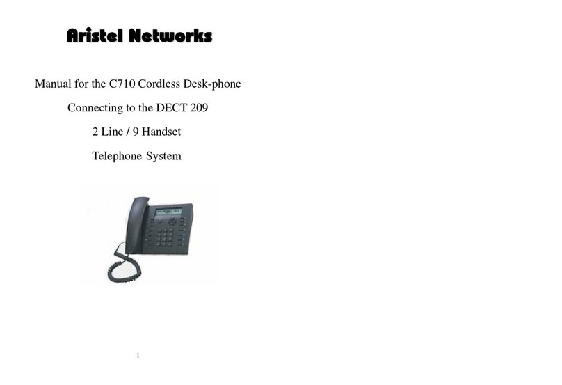 Aristel C-710 Manual de usuario Aristel C-710 Manual de usuario