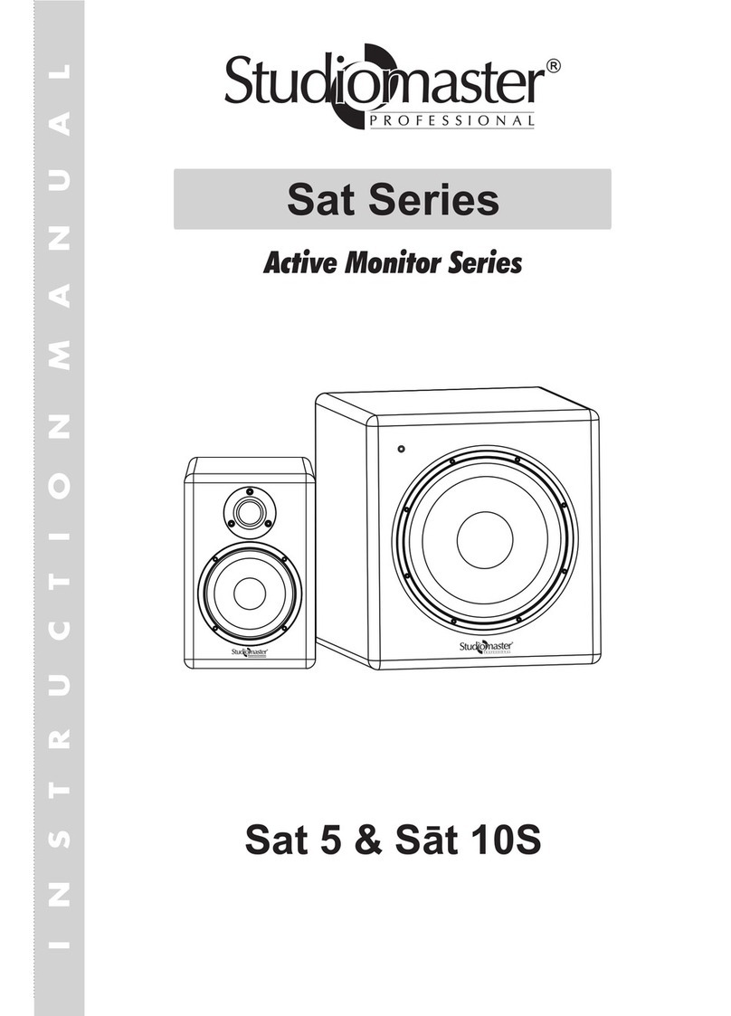 Studiomaster Sat 5 Manual de usuario