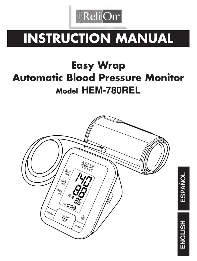 ReliOn HEM-780REL Manual de usuario ReliOn HEM-780REL Manual de usuario