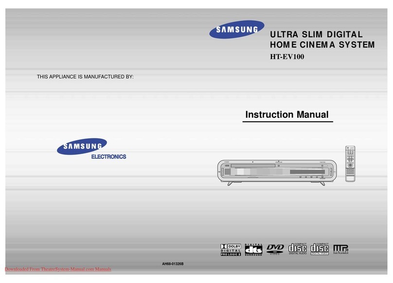 Samsung HT-EV100 Manual de usuario Samsung HT-EV100 Manual de usuario