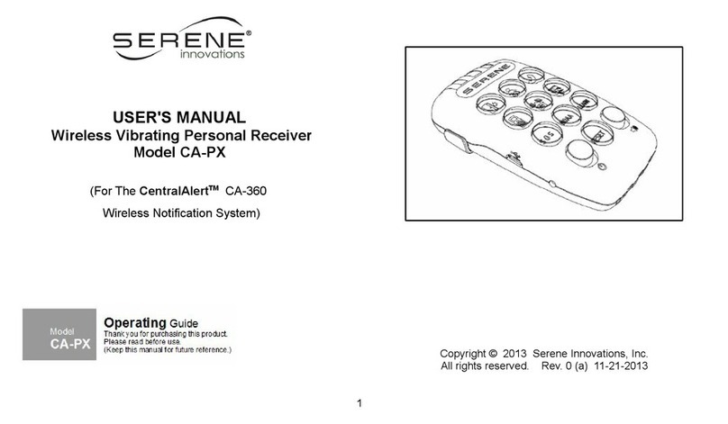 Serene CA-PX Manual de usuario