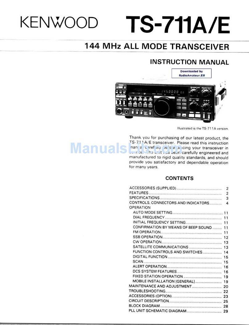 Kenwood TS-711A Manual de usuario