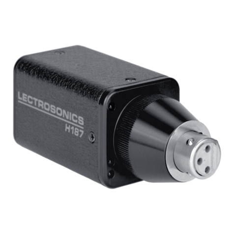 Lectrosonics H187 Manual de usuario