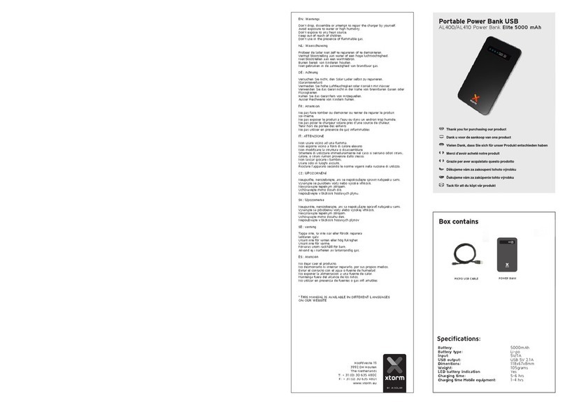 xtorm AL400 Manual de usuario
