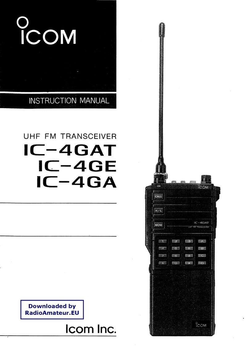 Icom IC-4GAT Manual de usuario