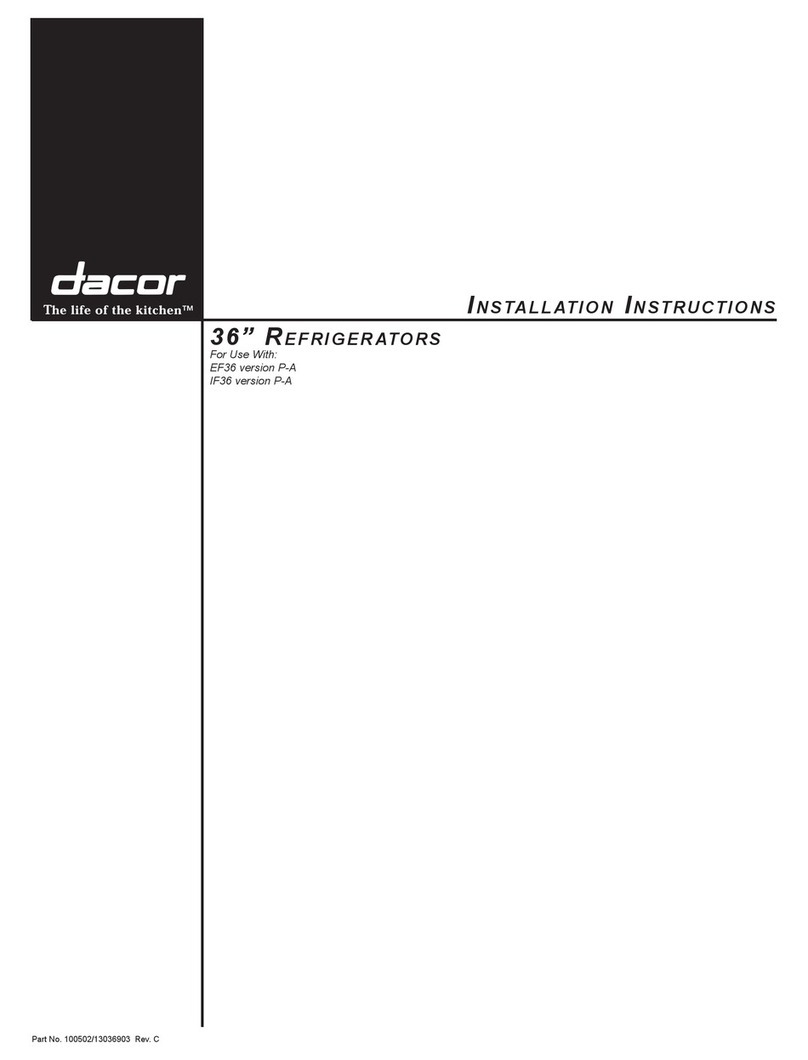 Dacor 36 Manual de usuario