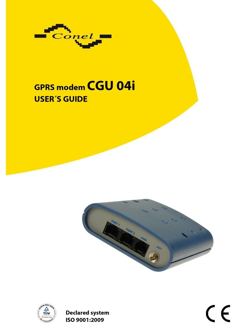 Conel CGU 04i Manual de usuario