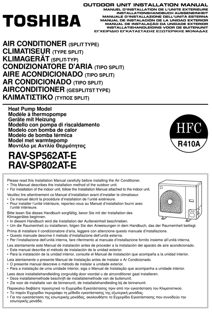 Toshiba RAV-SP562AT-E Manual de usuario