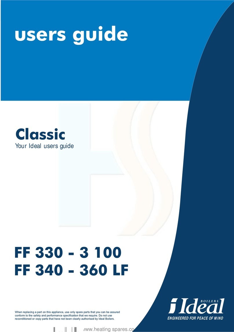 Ideal Boilers Classic FF 360 Manual de usuario