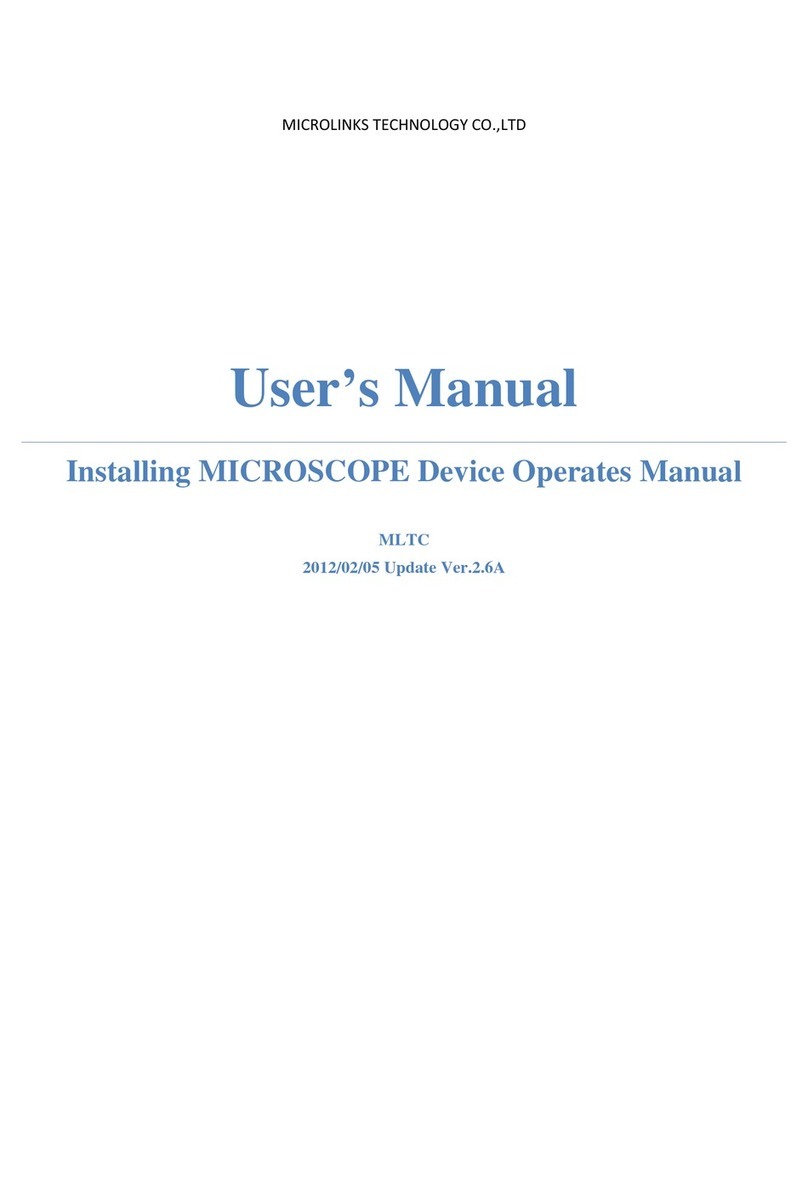 MicroLinks Tech microscope Manual de usuario