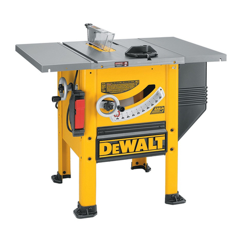 DeWalt DW7461 Manual de usuario