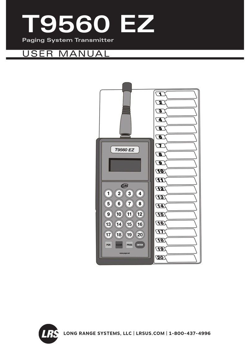 Long Range Systems T9560 EZ Manual de usuario Long Range Systems T9560 EZ Manual de usuario