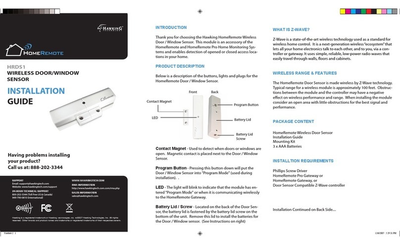 HomeRemote HRDS1 Manual de usuario