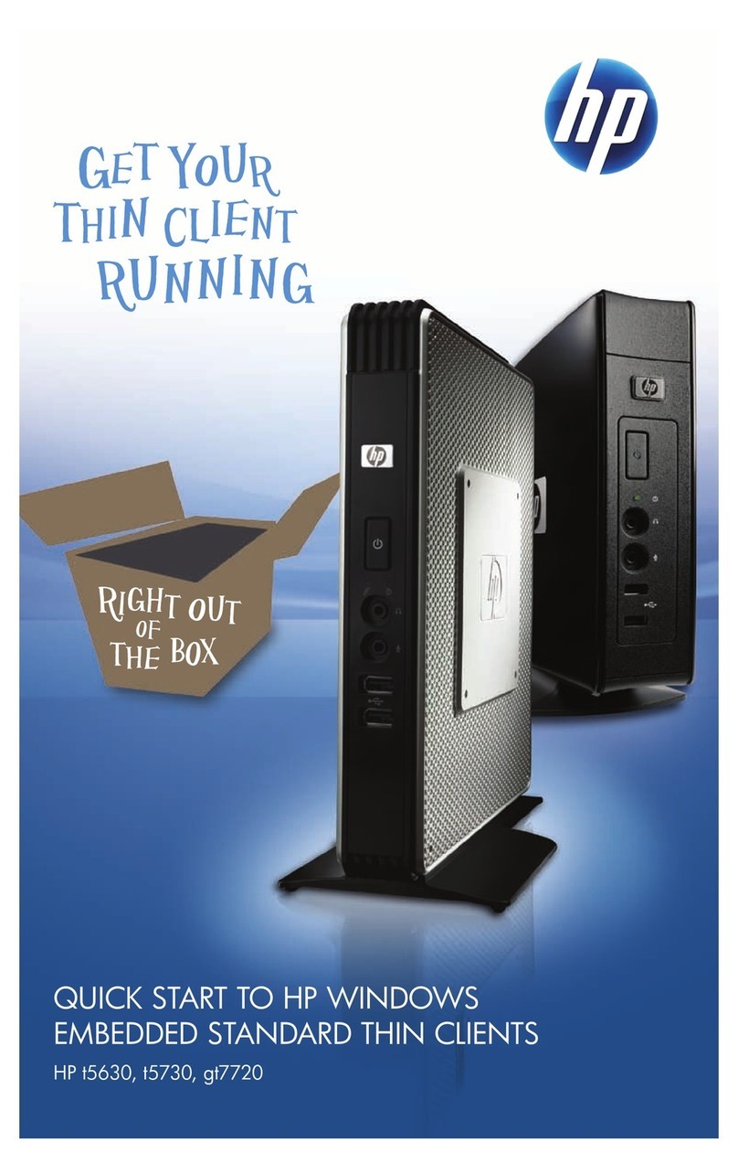 HP t5630 - Thin Client Manual de usuario