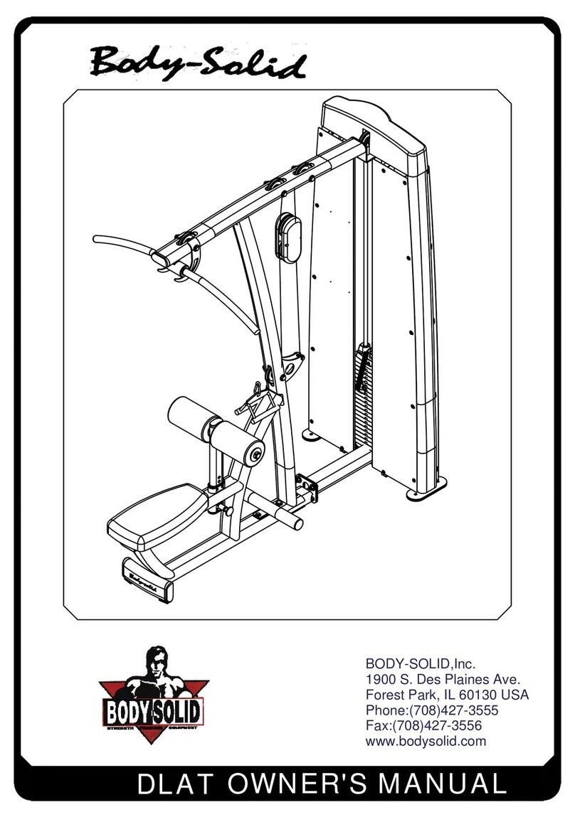 Body Solid DLAT Manual de usuario