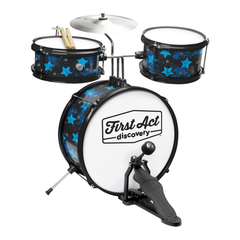 First Act Drum Set Manual de usuario First Act Drum Set Manual de usuario