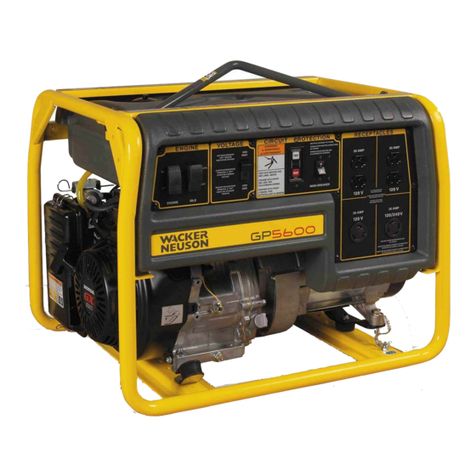 Wacker Neuson GP 5600A Manual de usuario