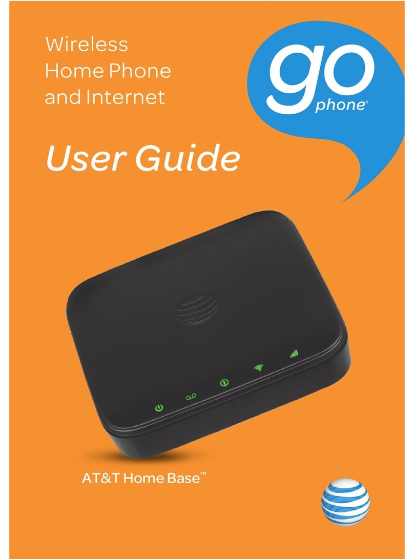 AT&T AT&T Wireless Home Phone Base Manual de usuario