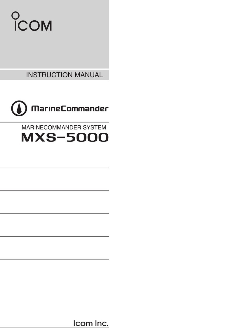 Icom MarineComander MXS-5000 Manual de usuario Icom MarineComander MXS-5000 Manual de usuario
