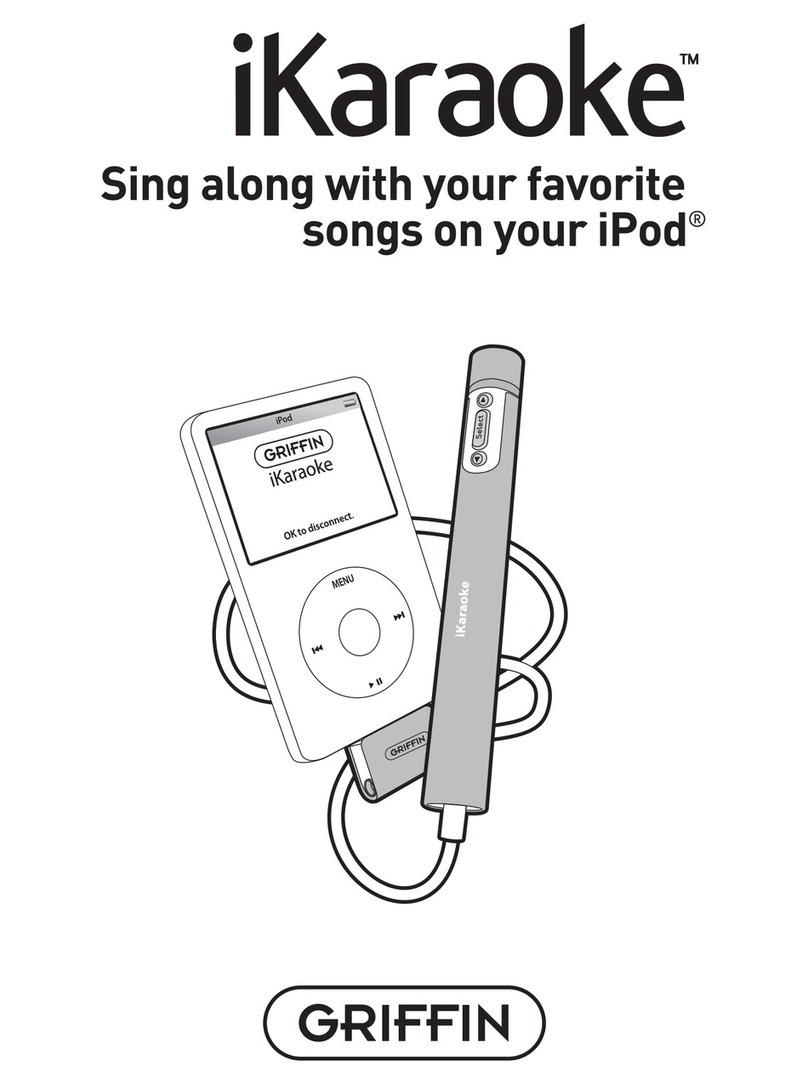 Griffin Technology iKaraoke Manual de usuario Griffin Technology iKaraoke Manual de usuario