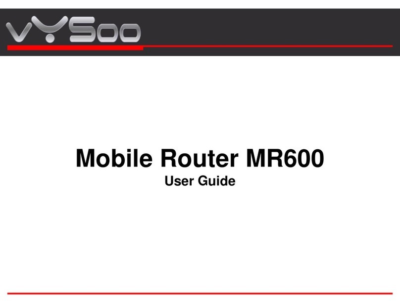 vYSoo MR600 Manual de usuario