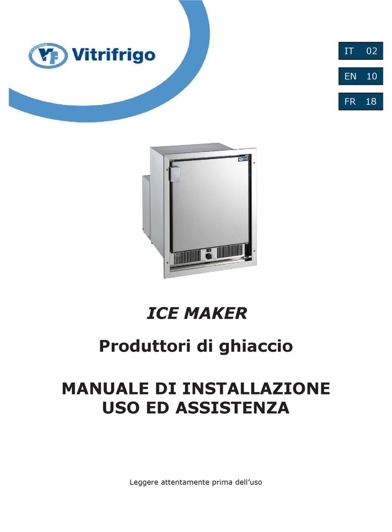 Vitrifrigo ICE Maker Manual de usuario Vitrifrigo ICE Maker Manual de usuario