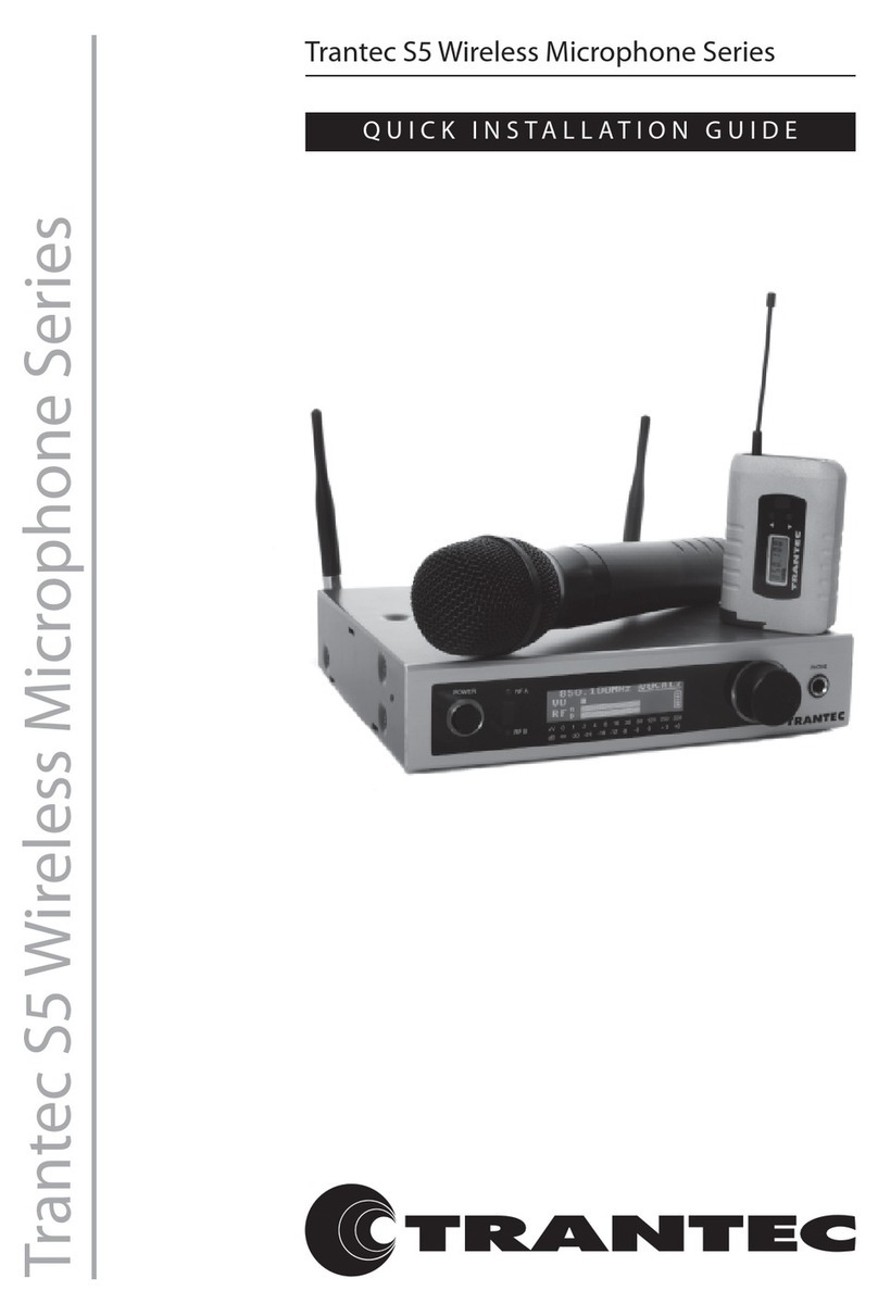 Trantec S5 Manual de usuario