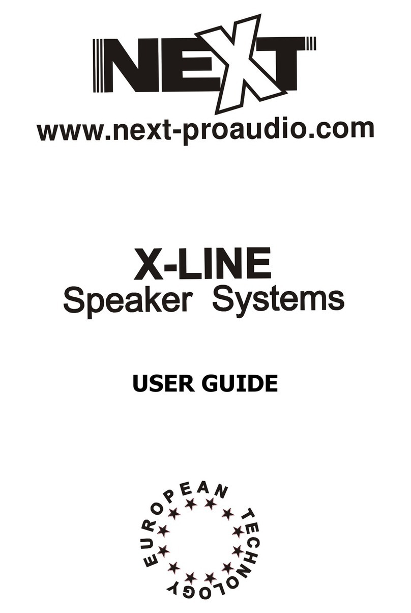 Next X-Line X08 Manual de usuario