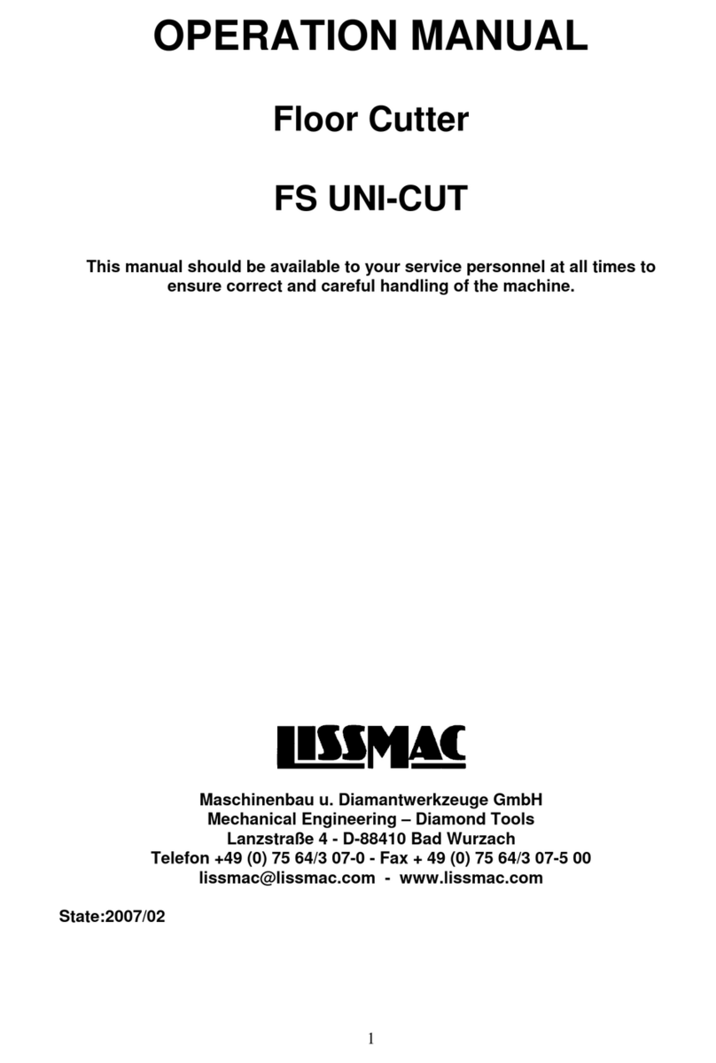 Lissmac FS UNI-CUT Manual de usuario Lissmac FS UNI-CUT Manual de usuario