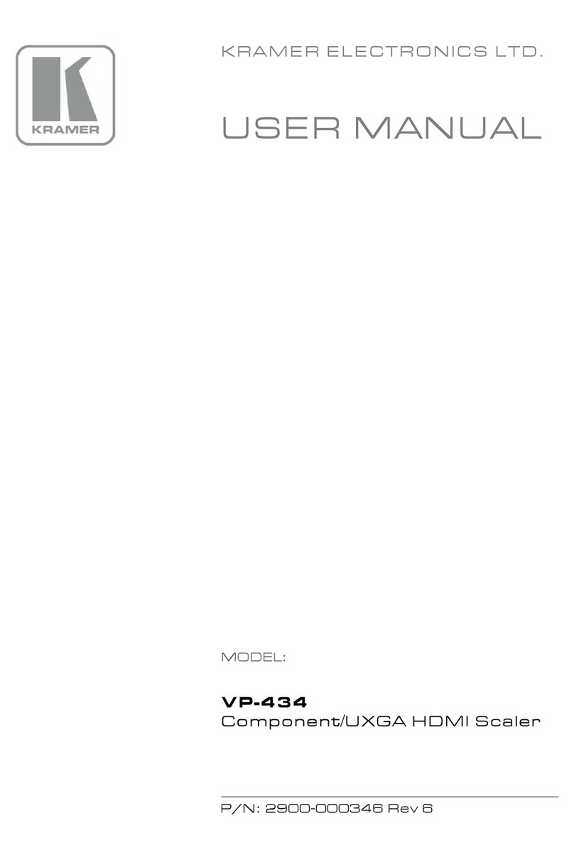 Kramer VP-434 Manual de usuario