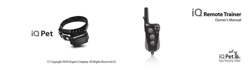 iQ Pet Remote Trainer Manual de usuario