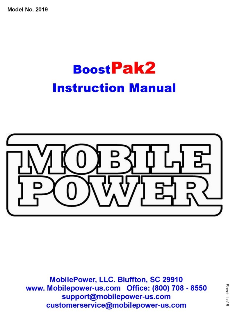 MobilePower BoostPak2 Manual de usuario