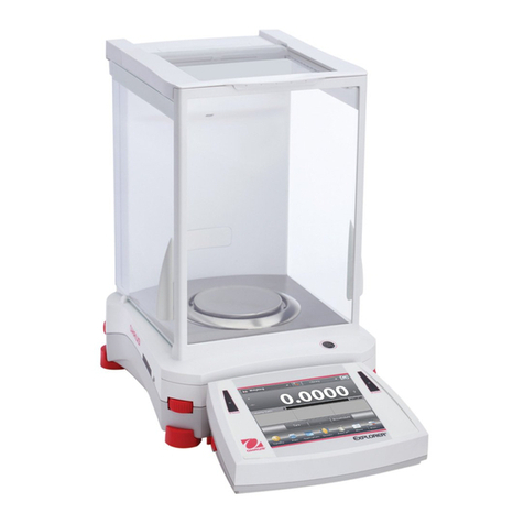 OHAUS EX124 Manual de usuario