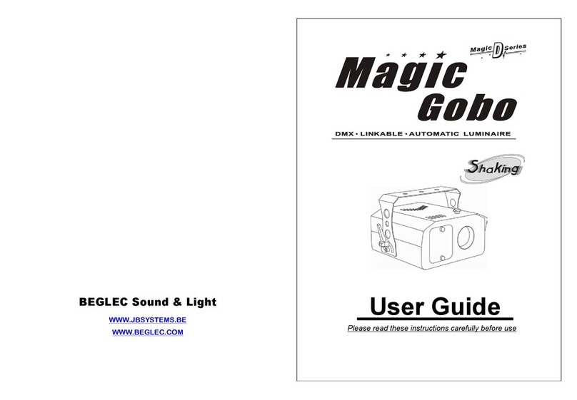 BEGLEC Magic Gobo Manual de usuario