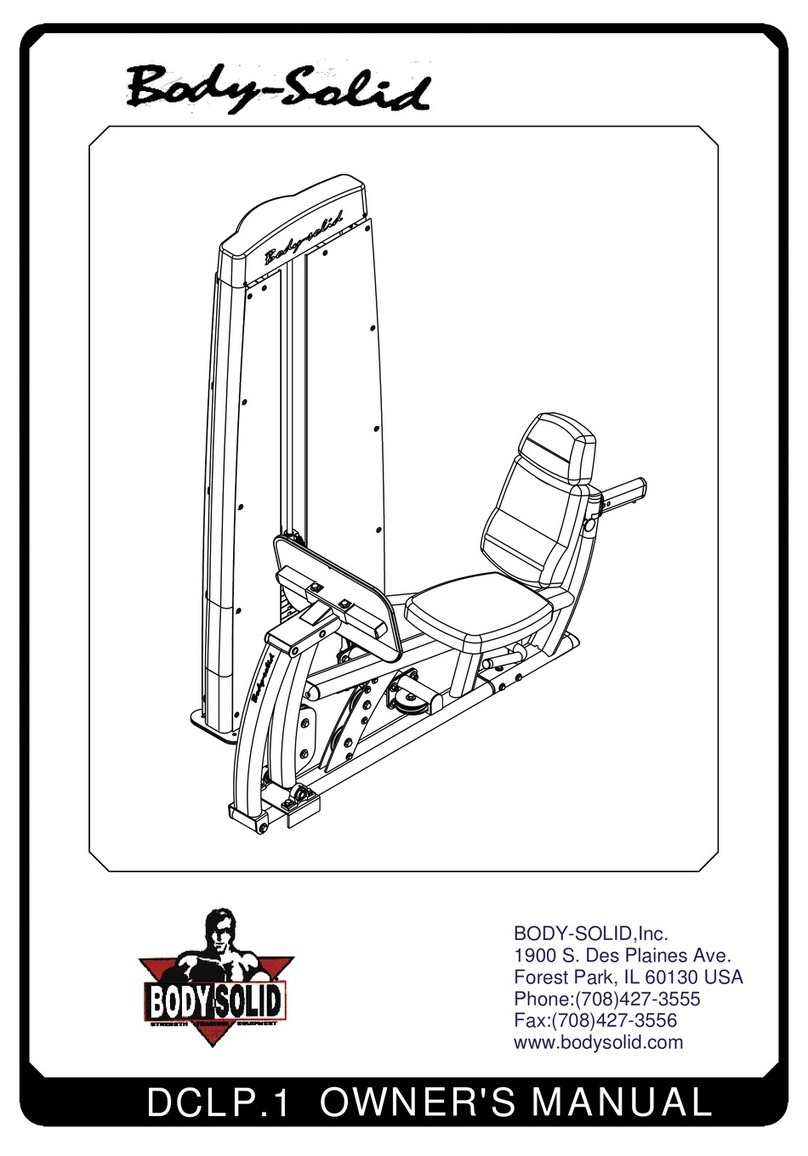 Body Solid DCLP.1 Manual de usuario