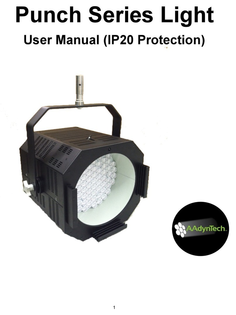 AAdynTech Punch Series Light Manual de usuario