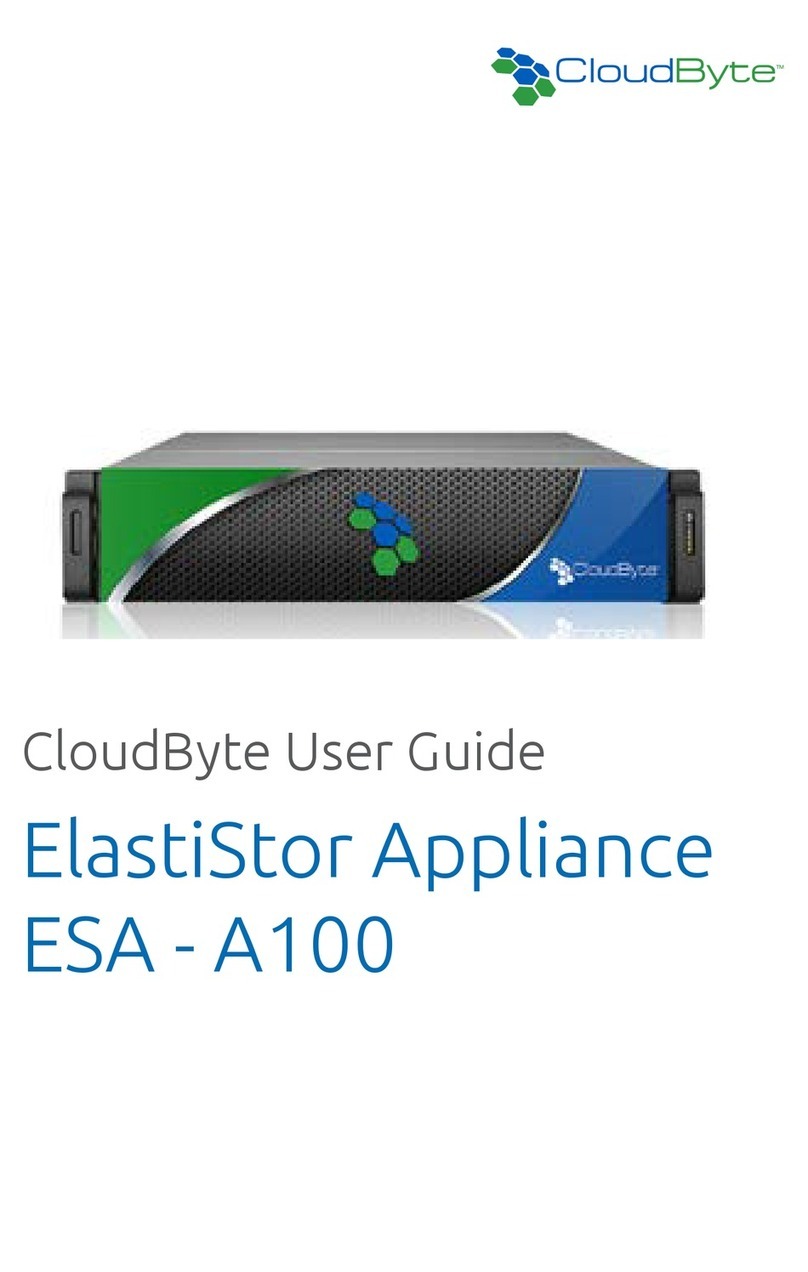 CloudByte ESA - A100 Manual de usuario