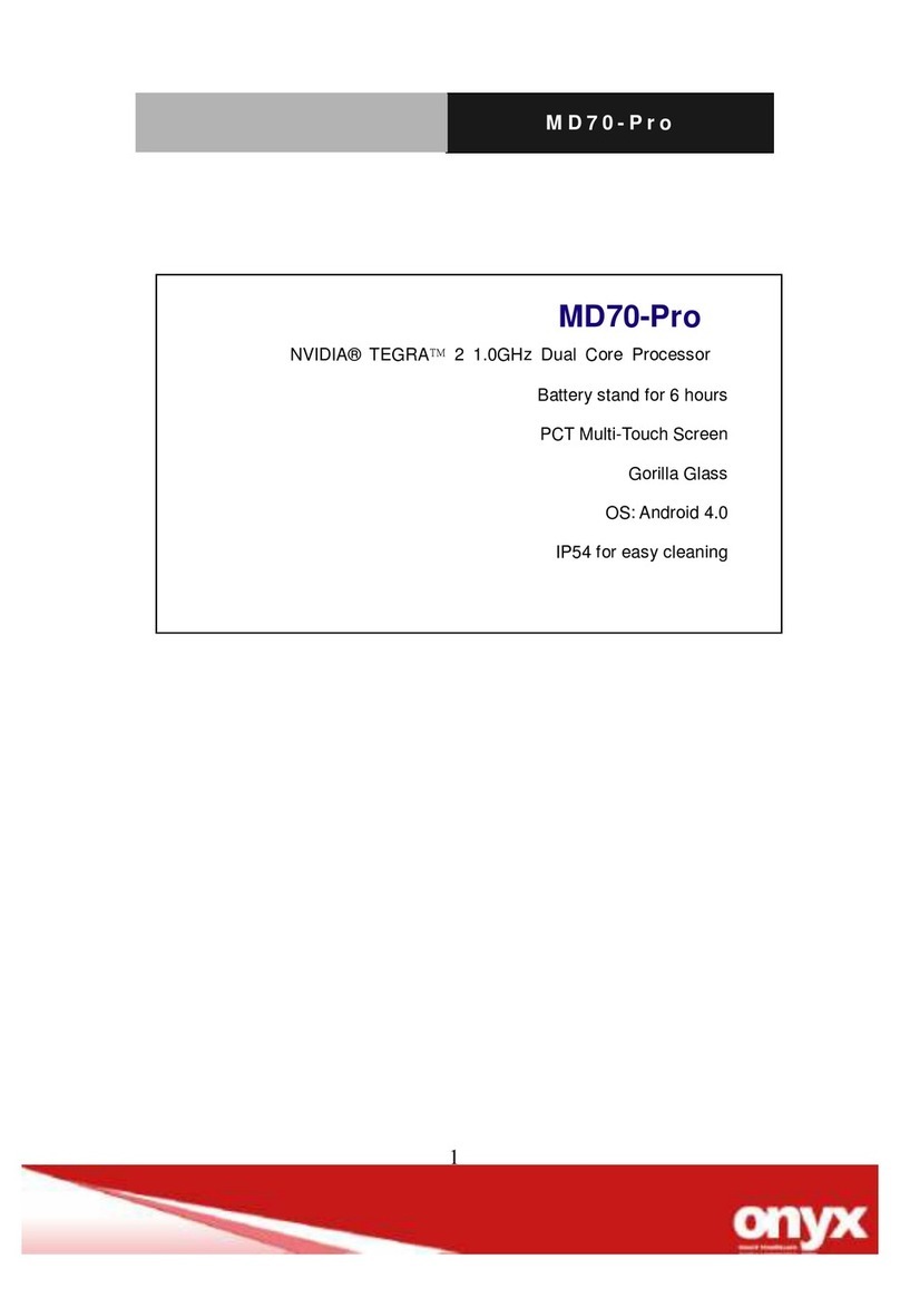 Onyx MD70-Pro Manual de usuario