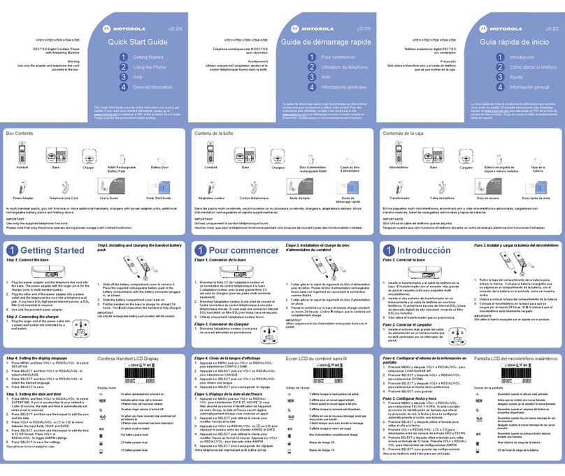 Motorola K701 Manual de usuario