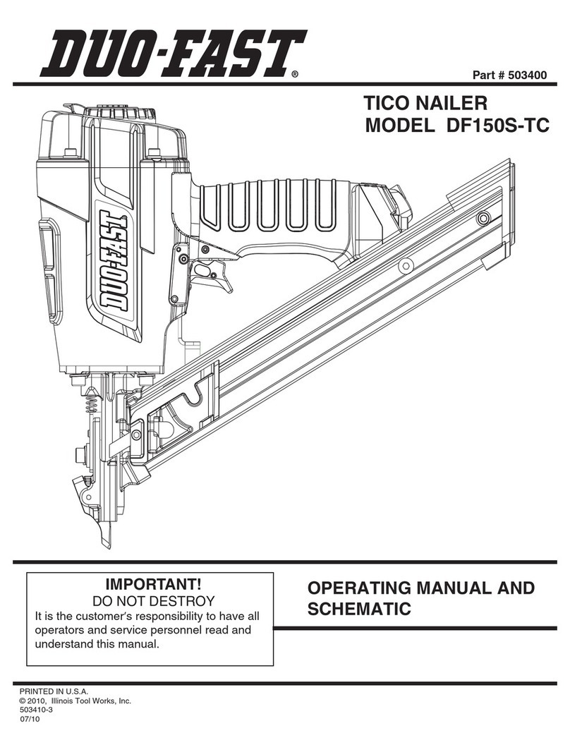 DUO-FAST DF150S-TC Manual de usuario
