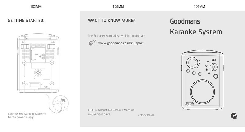 Goodmans XB4CDGXP Manual de usuario