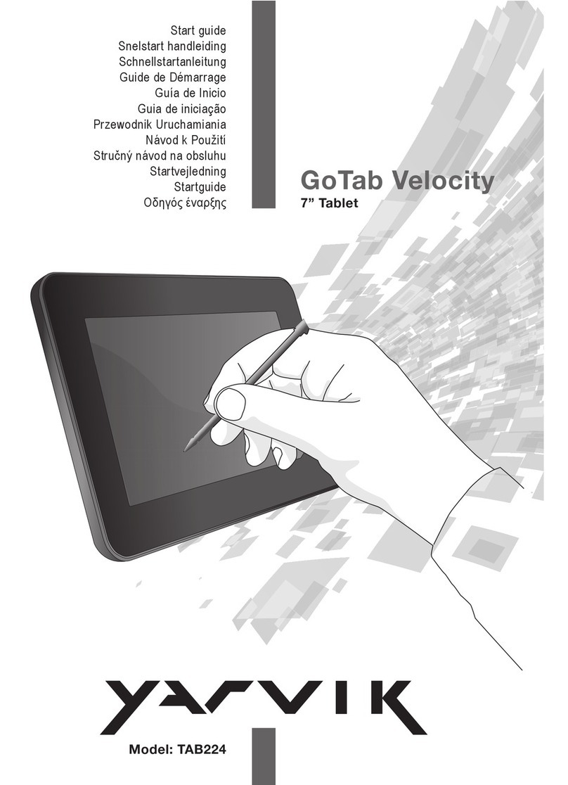 Yarvik GoTab Velocity TAB224 Guía
