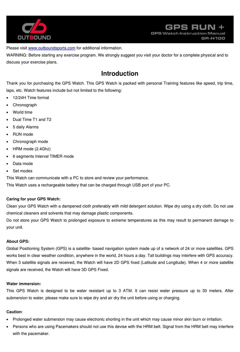 Outbound GR-H100 Manual de usuario