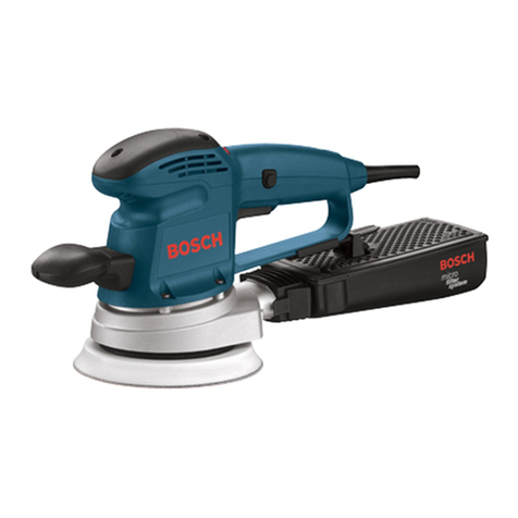 Bosch 3727DEVS - 6" Random Orbit VS Sander Instrucciones de montaje