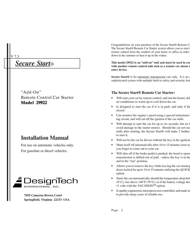 DesignTech 29922 Manual de usuario