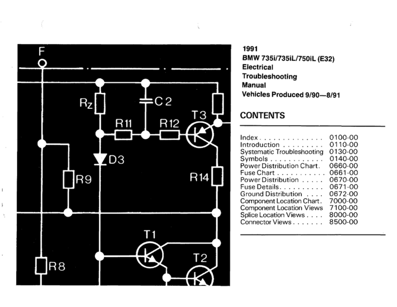 BMW 1991 735iL(E32) Manual de programación BMW 1991 735iL(E32) Manual de programación